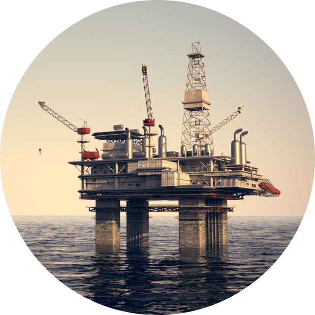 Energy - oil rig in ocean